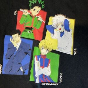 Hunter Anime T-Shirt Black  M